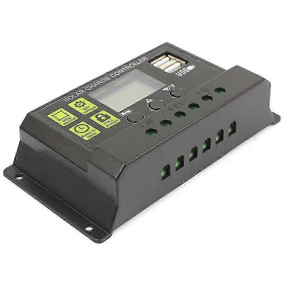 PWM Charging Technology Solar Controller Automatic Identification Controller For Battery Solar Panels 1Set Short Circuit Protection