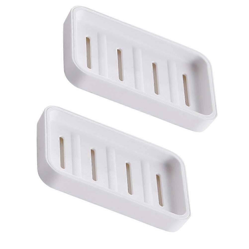Drain Soap Boxes Practical Double-Layer Soap Box 6Pcs for Home