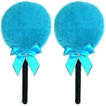 2stk pulver puff ansigt makeup pulver puffer til løst pulver mineralsk pulver kropspulver