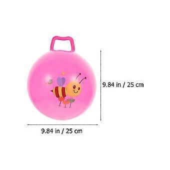 Handle Design PVC Balls 4Pcs Kids Bouncy Balls Outdoor Interactive Toys