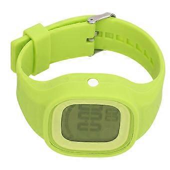 Kinderen Digitaal Horloge 50M Waterdichte Groene Siliconen Band 45.2mm Wijzerplaat