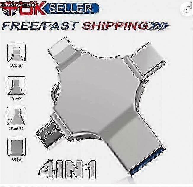 4-in-1 2TB Portable USB Drive