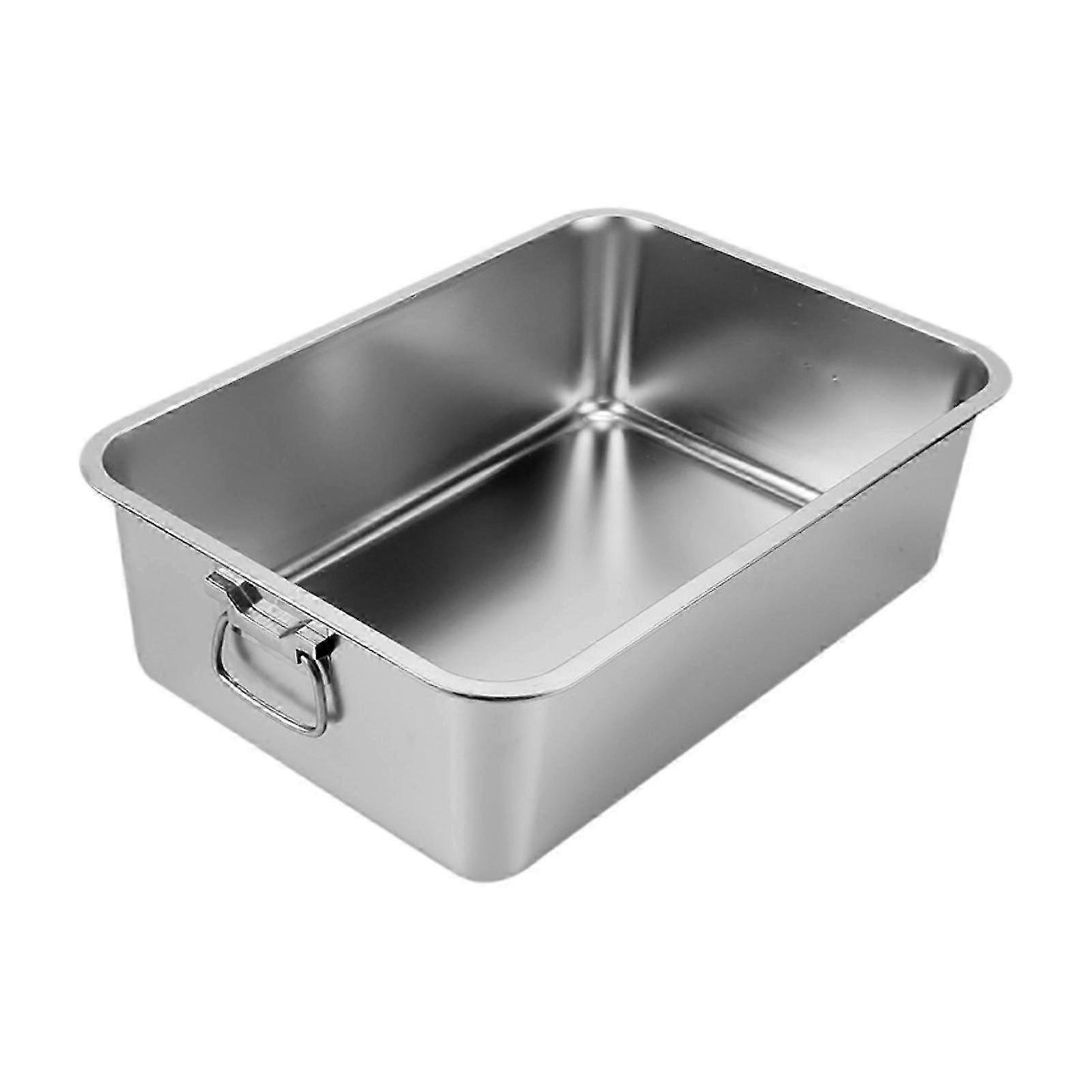 Rustproof Open Top Stainless Litter Tray