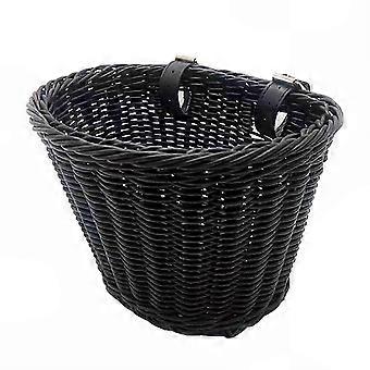 Adjustable Strap Rattan Basket