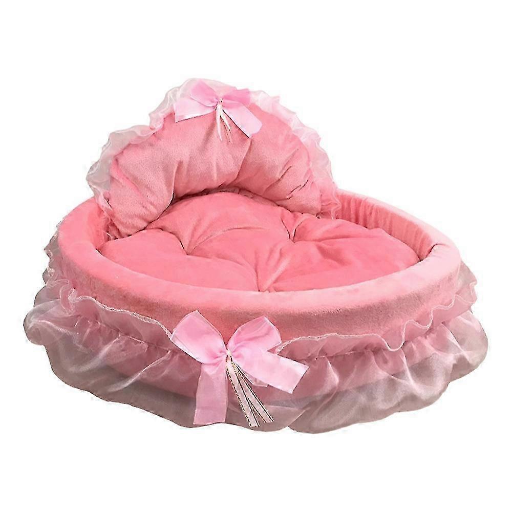 Elliptical Lace Pet Princess Bed
