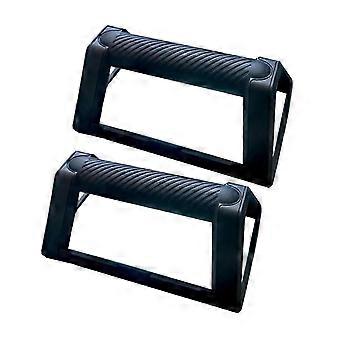 Steel Push Up Handle With Grip Enhances Your Workout Routine, Black