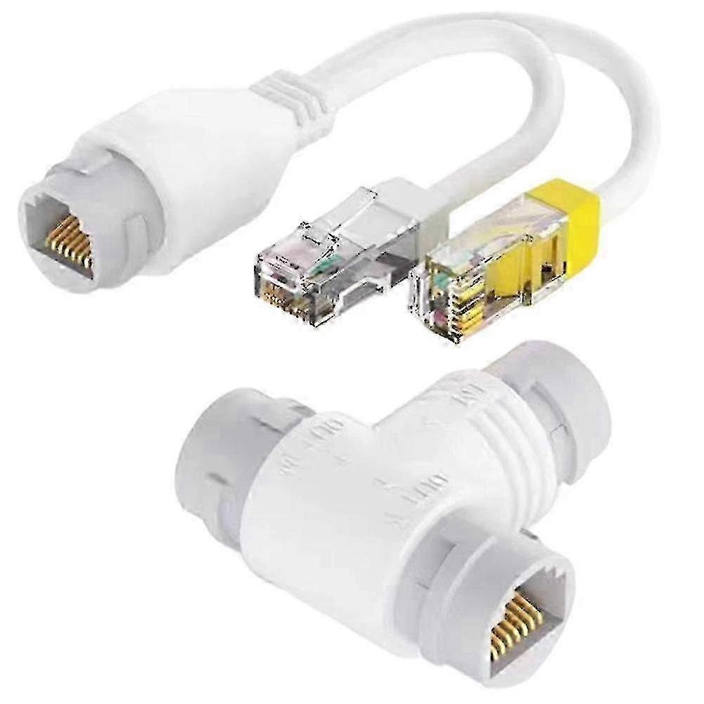 Three-Way POE Splitter RJ45 Adapter