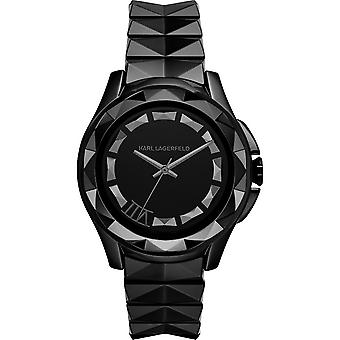 Karl lagerfeld seven Watch for Unisex Analog Quartz with Ceramic Bracelet KL1029