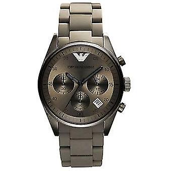 Armani sport Quartz Analog Man Watch with AR5950 Rubber Bracelet
