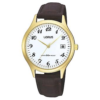 Lorus Watches Quartz Analog Men's Watch with RXH30HX9 Cowskin Bracelet