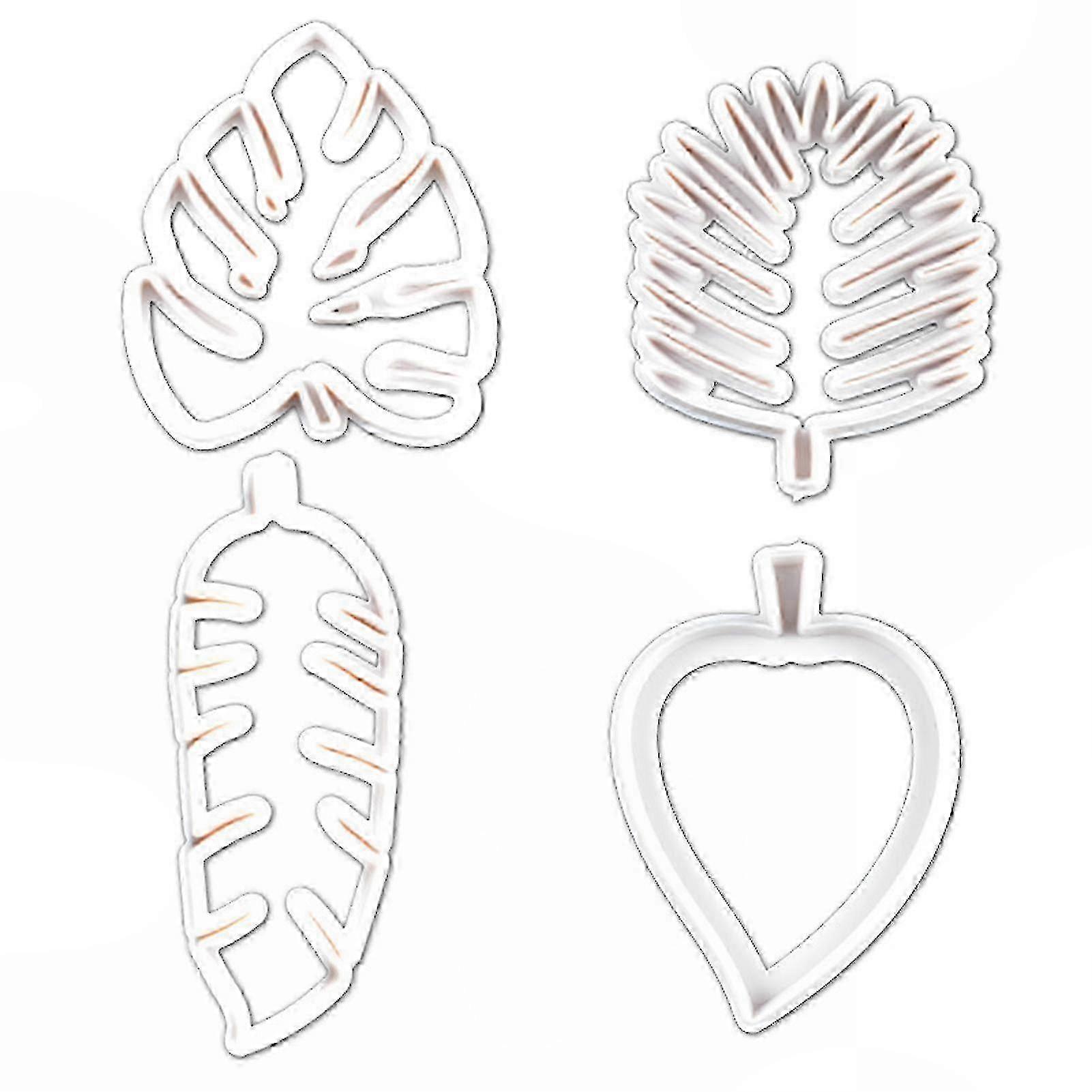 Tropical Palm Leaf Cookie Cutters Set