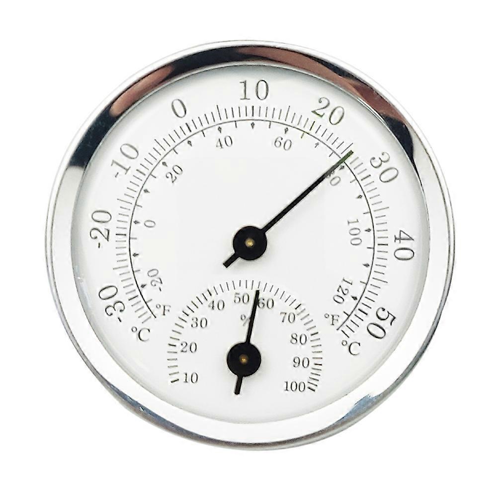 Dial-Type Mini Thermometer Hygrometer For Indoor Outdoor Use