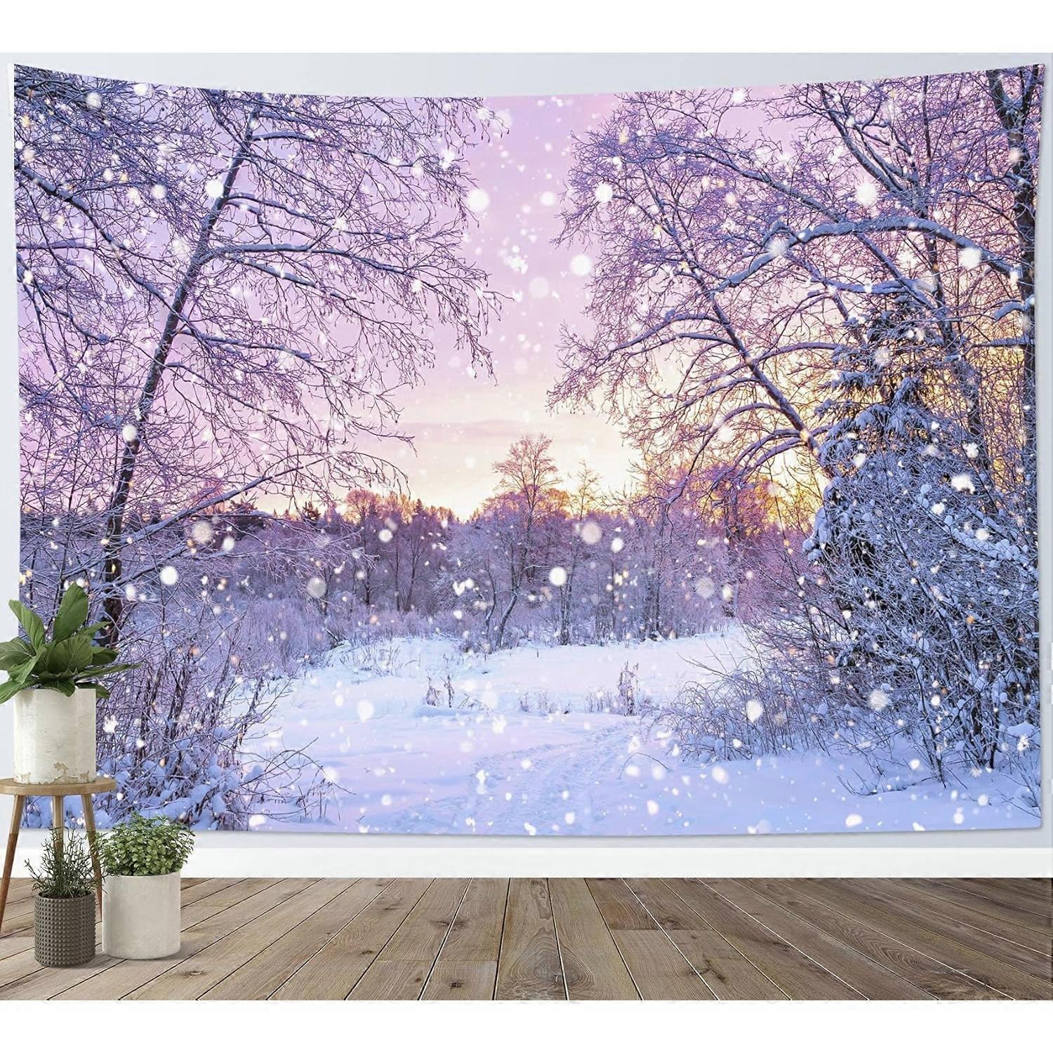 Tapestry Fairytale Winter Wall