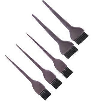 5pcs Hair Dye Brush Set for Salon and Home Use, DualSided Coloring Combs with Flexible Bristles
