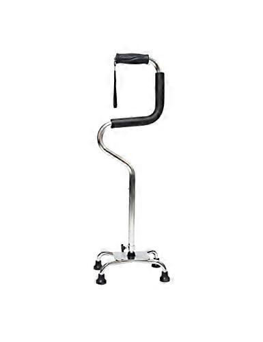 Adjustable Walking Cane for Elderly with 8Stage Height, AntiTripping Stable Base, Ergonomic Grip