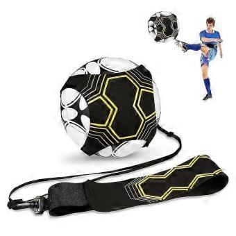 Hands-free Adjustable Solo Soccer Trainer, 1 Pack, Elastic Tether Ball for Kids and Adults, Indoor Outdoor Practice, Space Saving, Multi Purpose
