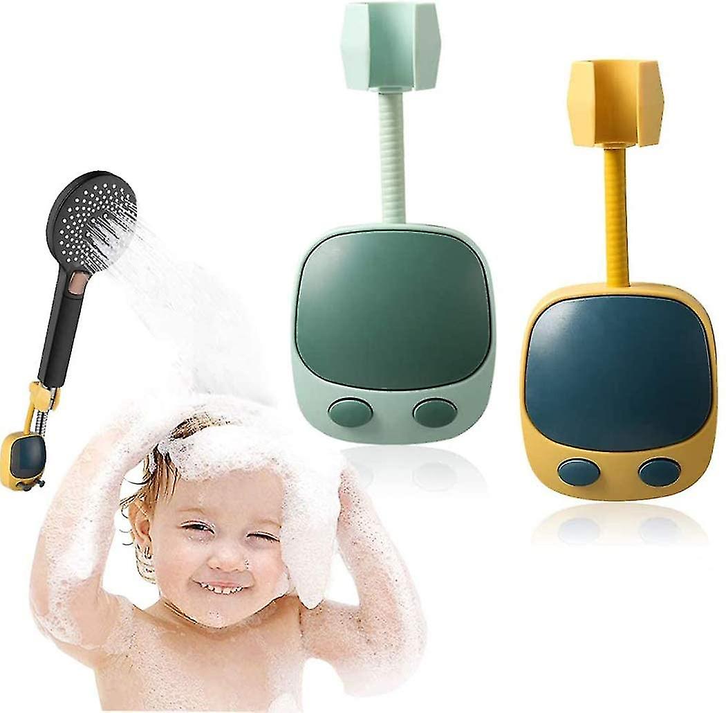 2 Pcs Shower Head Holder, Upgrade Universal 360 Degree Adjustable Rotatable