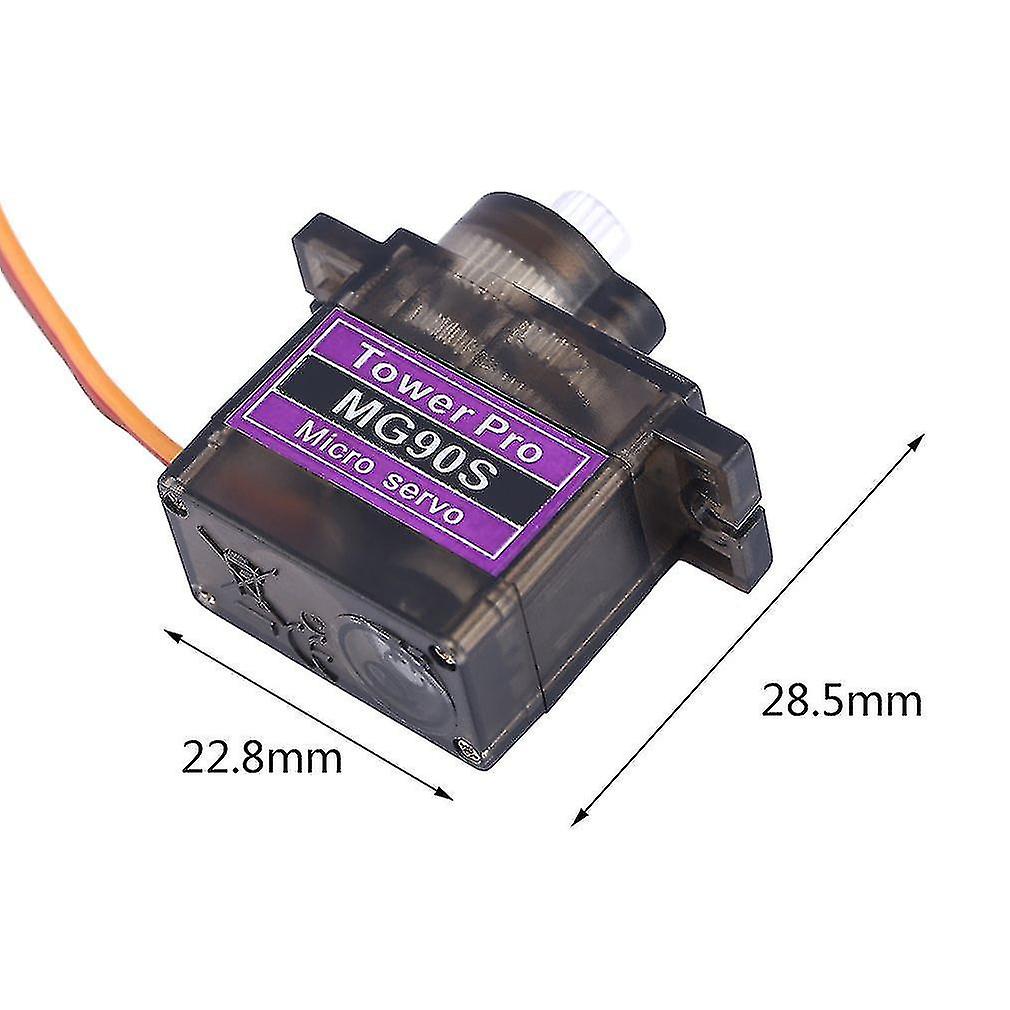 Mg90s Aluminum Metal Gear Servo Micro Tower Pro For Boat Car Plane Helicopter