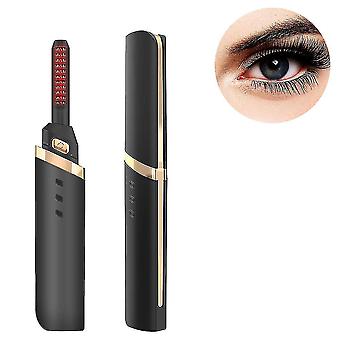 Heated Eyelash Curler - Rechargeable Usb Electric Eyelash Curler Wi...