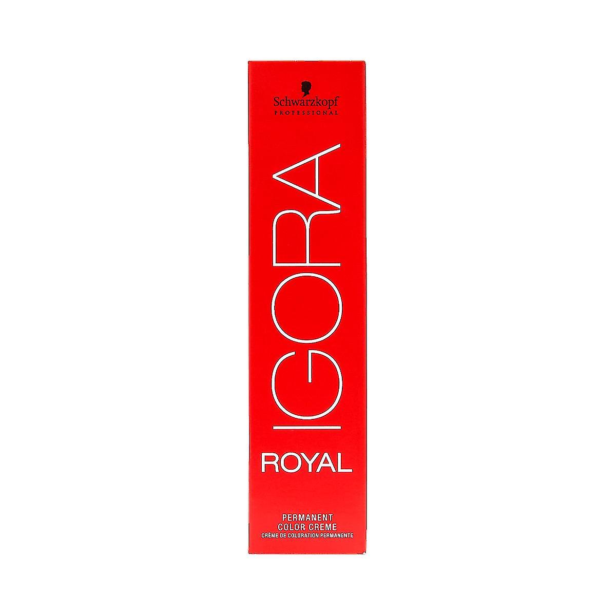 施华蔻 Igora Royal 4-68 中棕色巧克力红永久染发剂 60ml