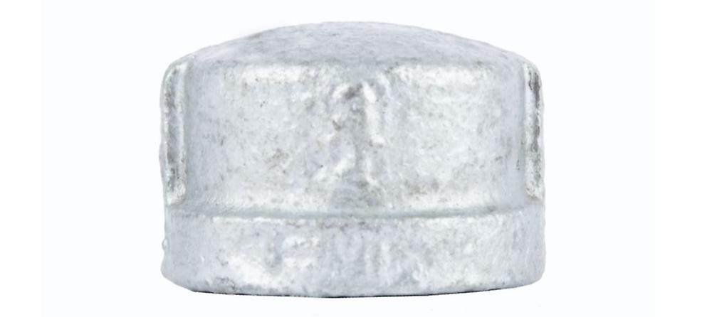 LDR Industries 311 CA-34 3/4 in. STZ Galvanized Cap for Plumbing Solutions, Gray