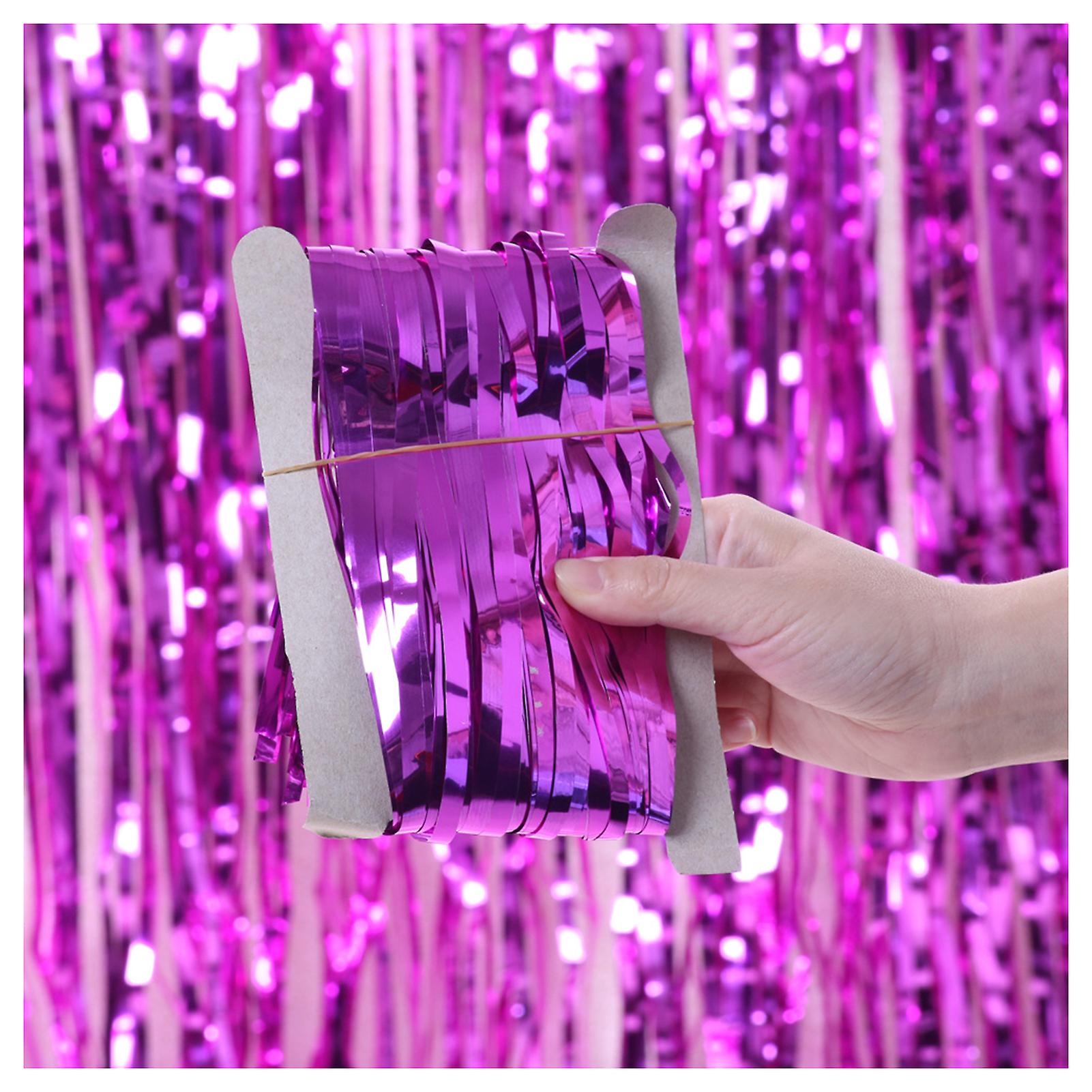 Metallic Foil Fringe Curtain Photo Streamers Backdrop Party Streamers Or Engagement Bridal Shower Party Decor