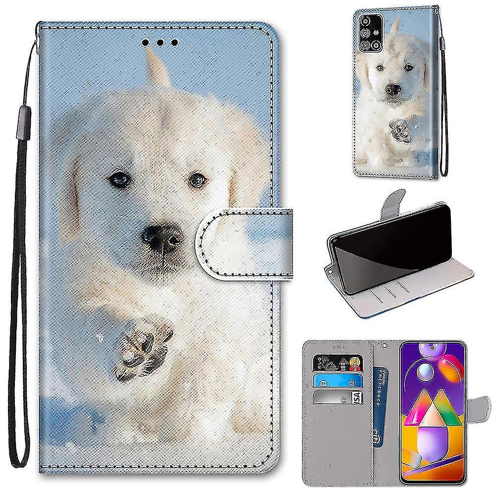 Compatible With Samsung Galaxy M31s Snow Puppies Mobile Case
