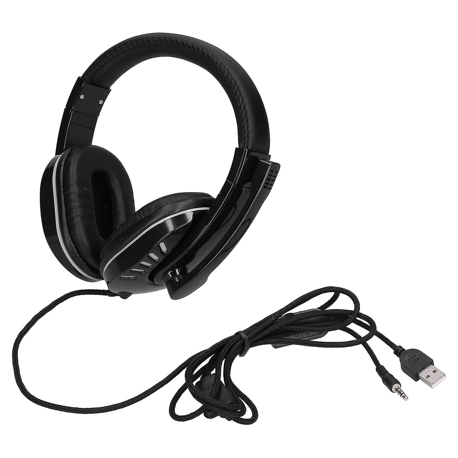 Gaming Headphones Luminous Wired Headset with Noise Cancelling Microphone for Game Console