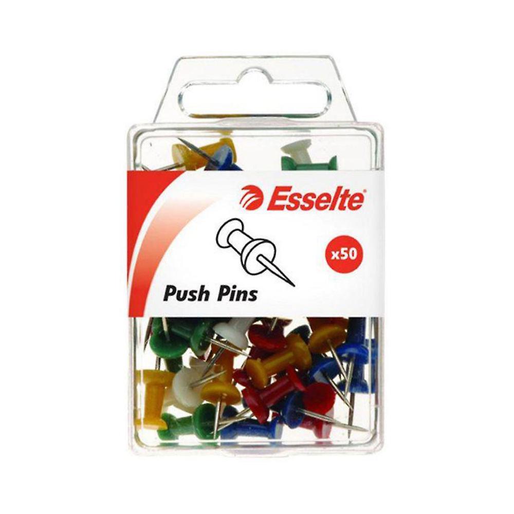 Esselte Chart Pins 50 Pieces Durable Sleek Modern Efficient No Slipping Sagging