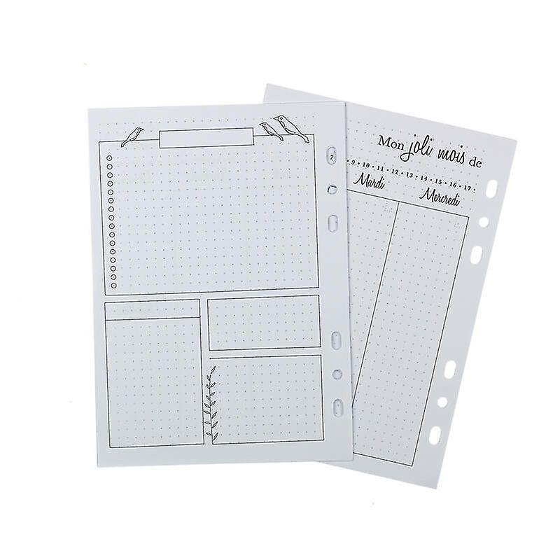 Notebook refill - weekly pages
