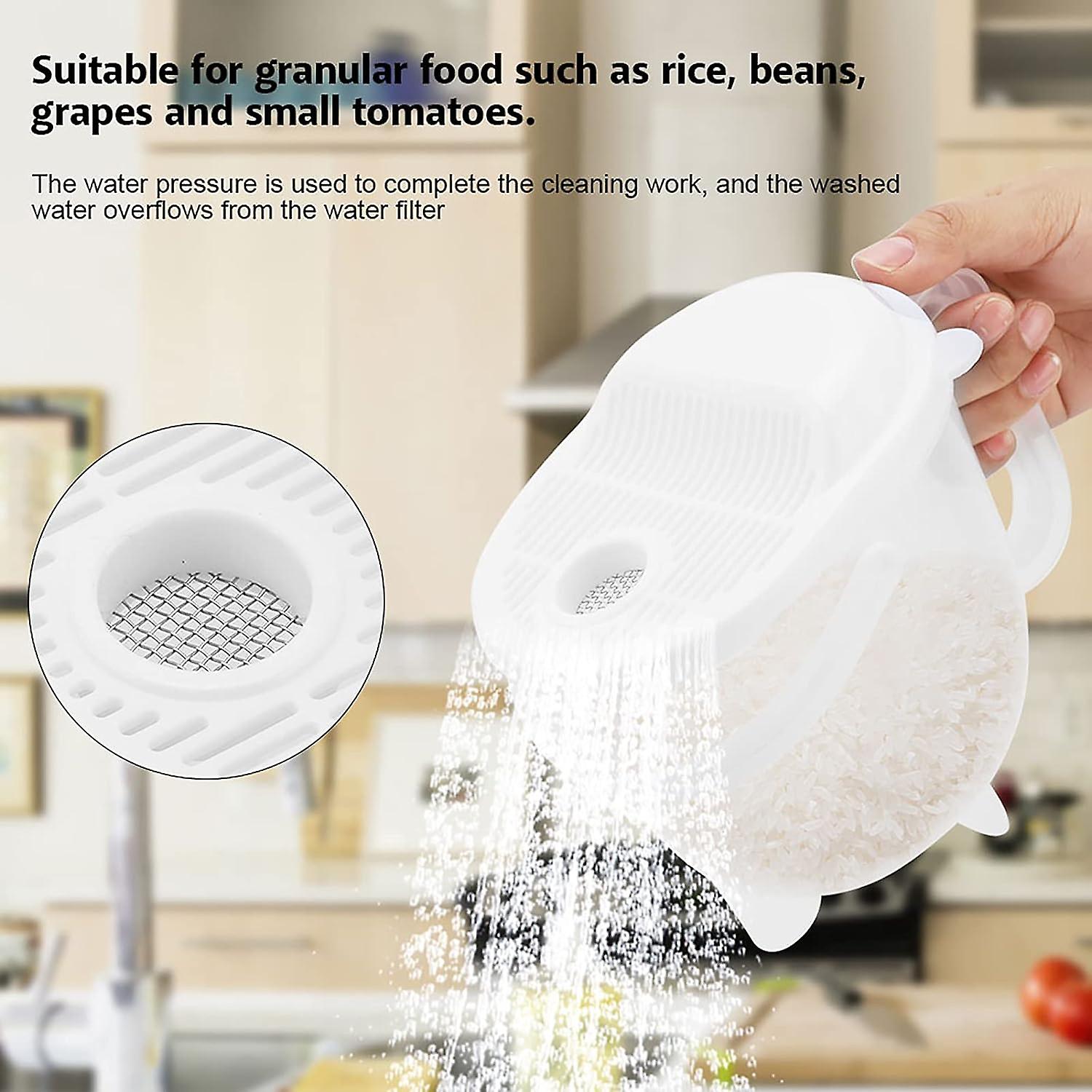 Rice Washer Colander for Cleaning Rice, Fruits, Vegetables, Beans ...