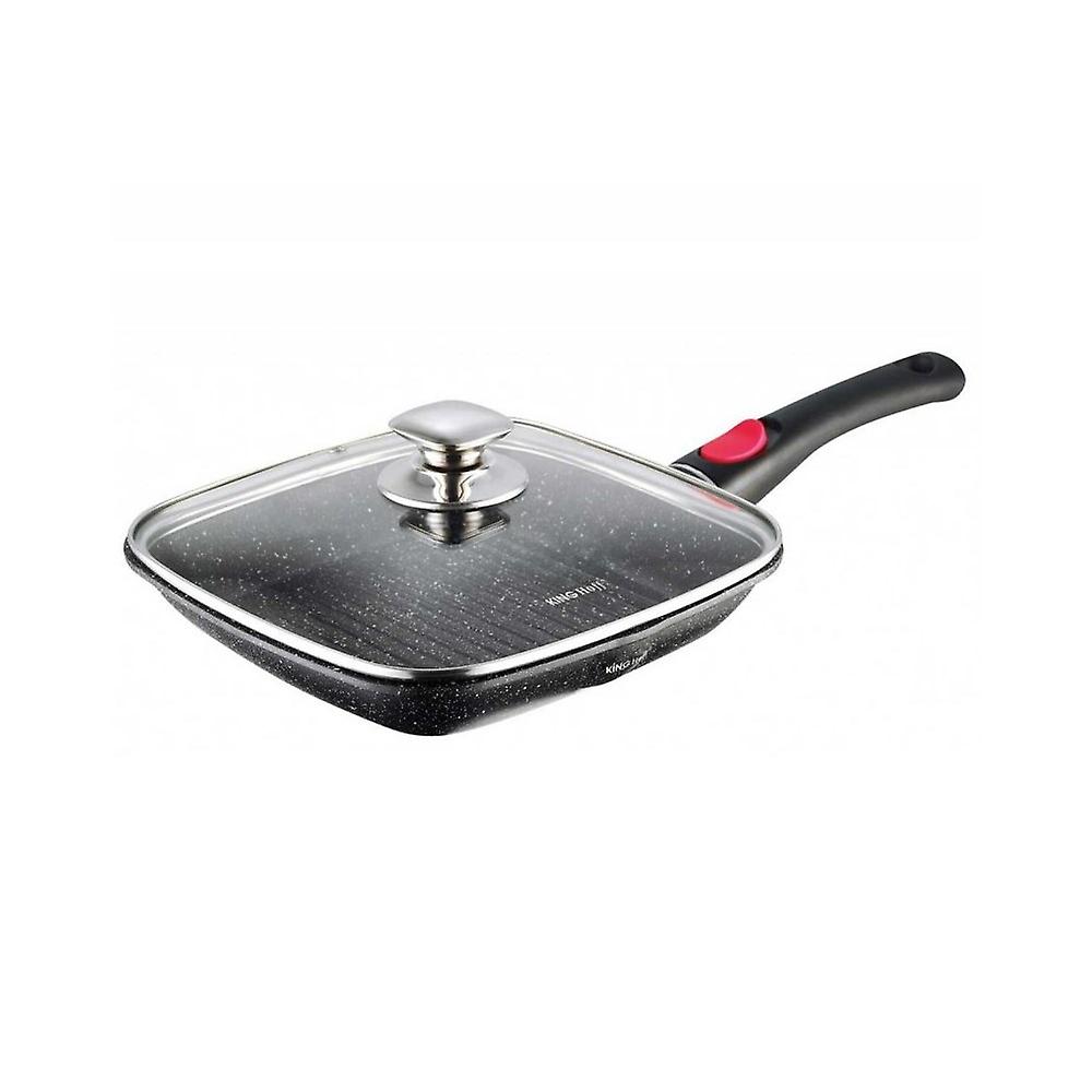 Kinghoff granite grill pan 28cm, detachable handle 8023