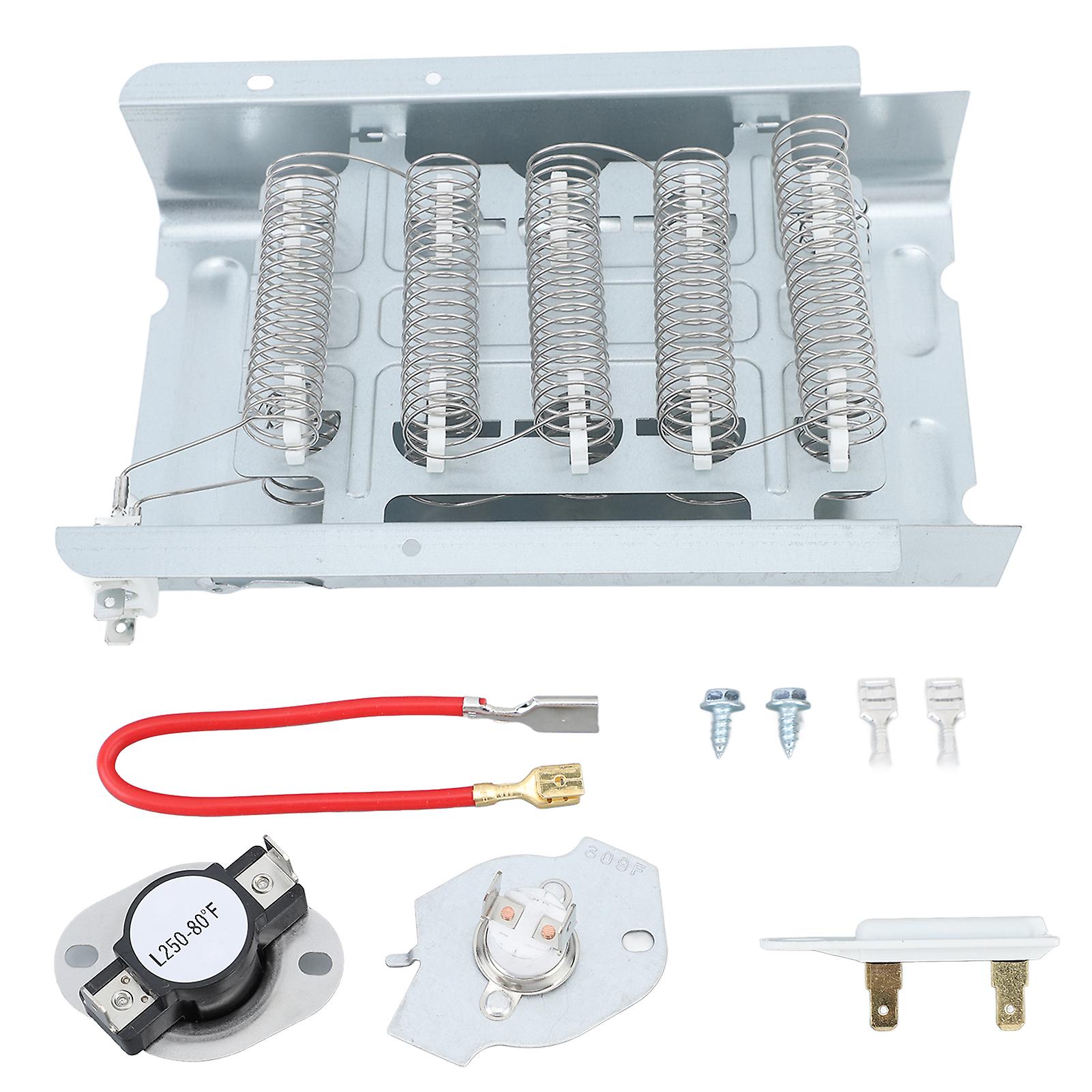 279838 Dryer Heating Element Kit Replaces 3403585 W10724237 3398063 3398064 8565582 