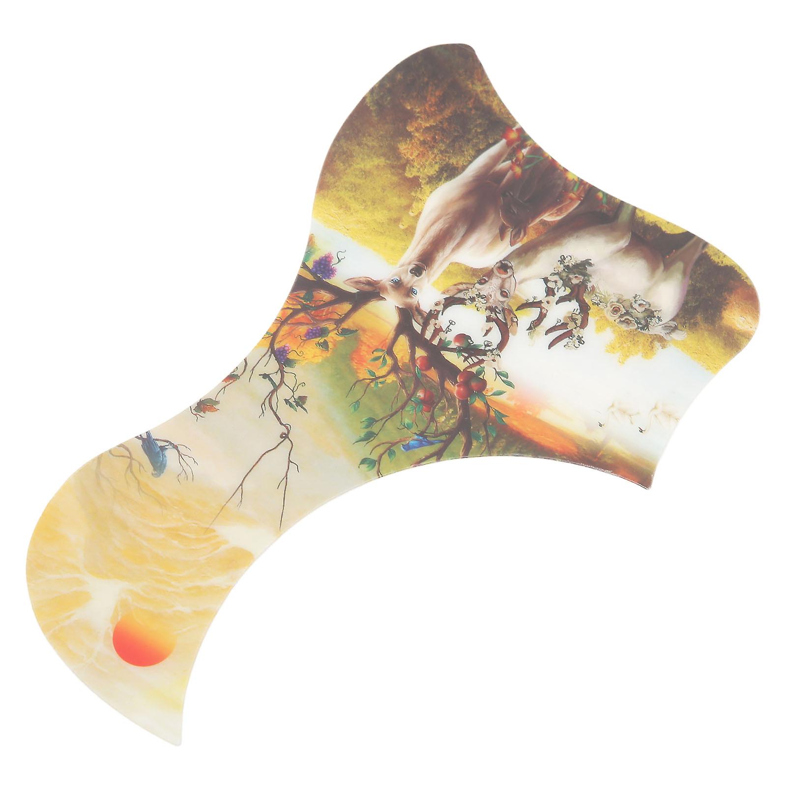 Akustikgitarre Schlagbrett PVC Front Guard Plate Pretty Pattern Instrument Zubehör 