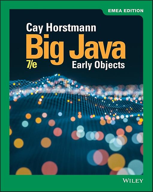 Big Java by Cay S. San Jose State University Horstmann Paperback Book
