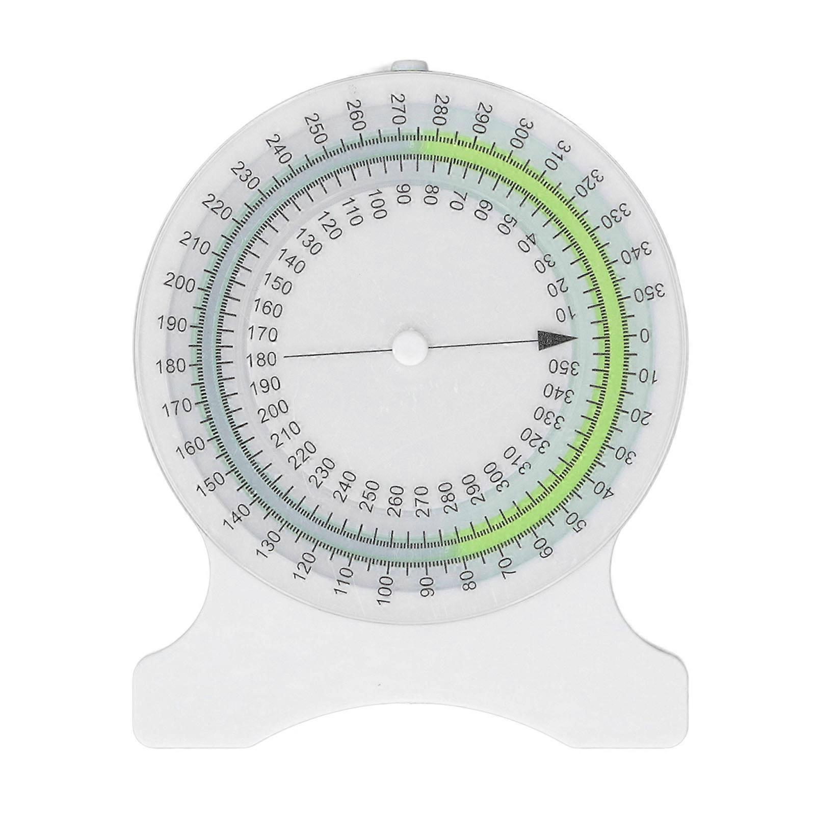 Inclinometer Gauge for Physical Therapy Non Leak Bubble Accurate Measurements for Students Professionals Green