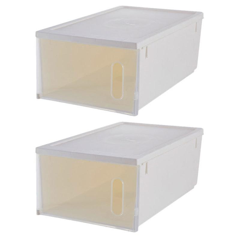 2pcs Durable Shoes Storage Box