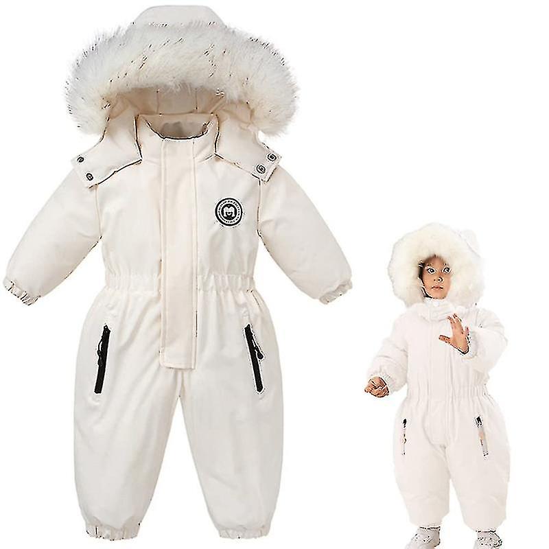Børn i ét stykke Flyverdragter Overalls Skidragter Vinter Vandtætte frakker Jakker Jumpsuits