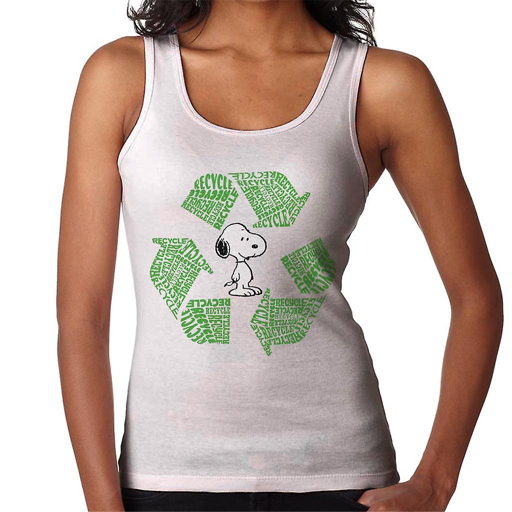 Peanuts Snoopy Recycle Sign Women's Vest