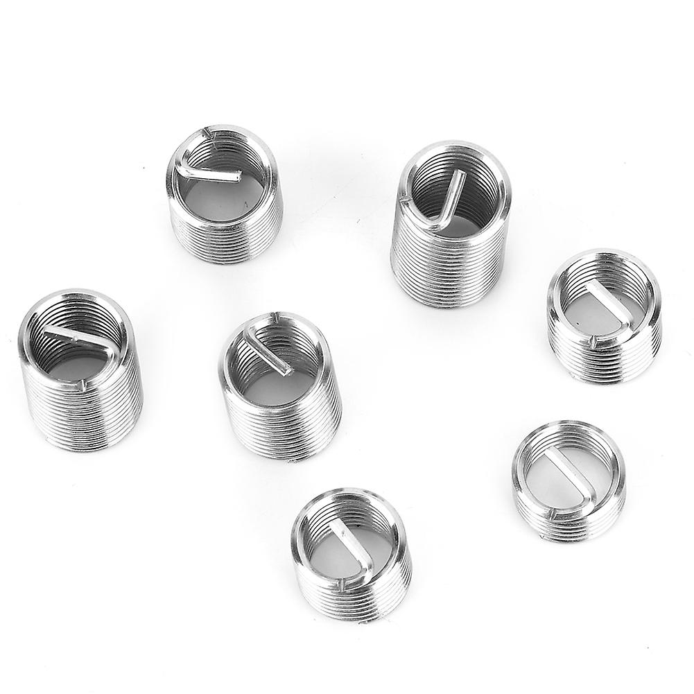 100pcs M7x1 Stainless Steel Coiled Wire Thread Repair Inserts Set