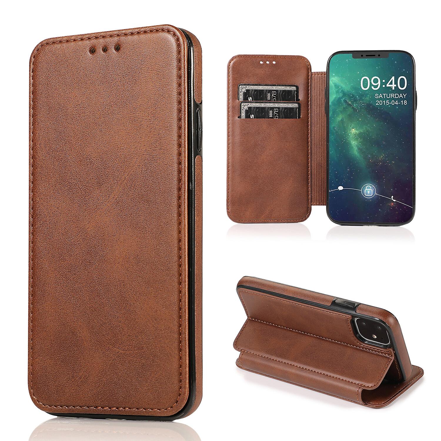 iPhone 11 Case Leather Wallet Flip Phone Case