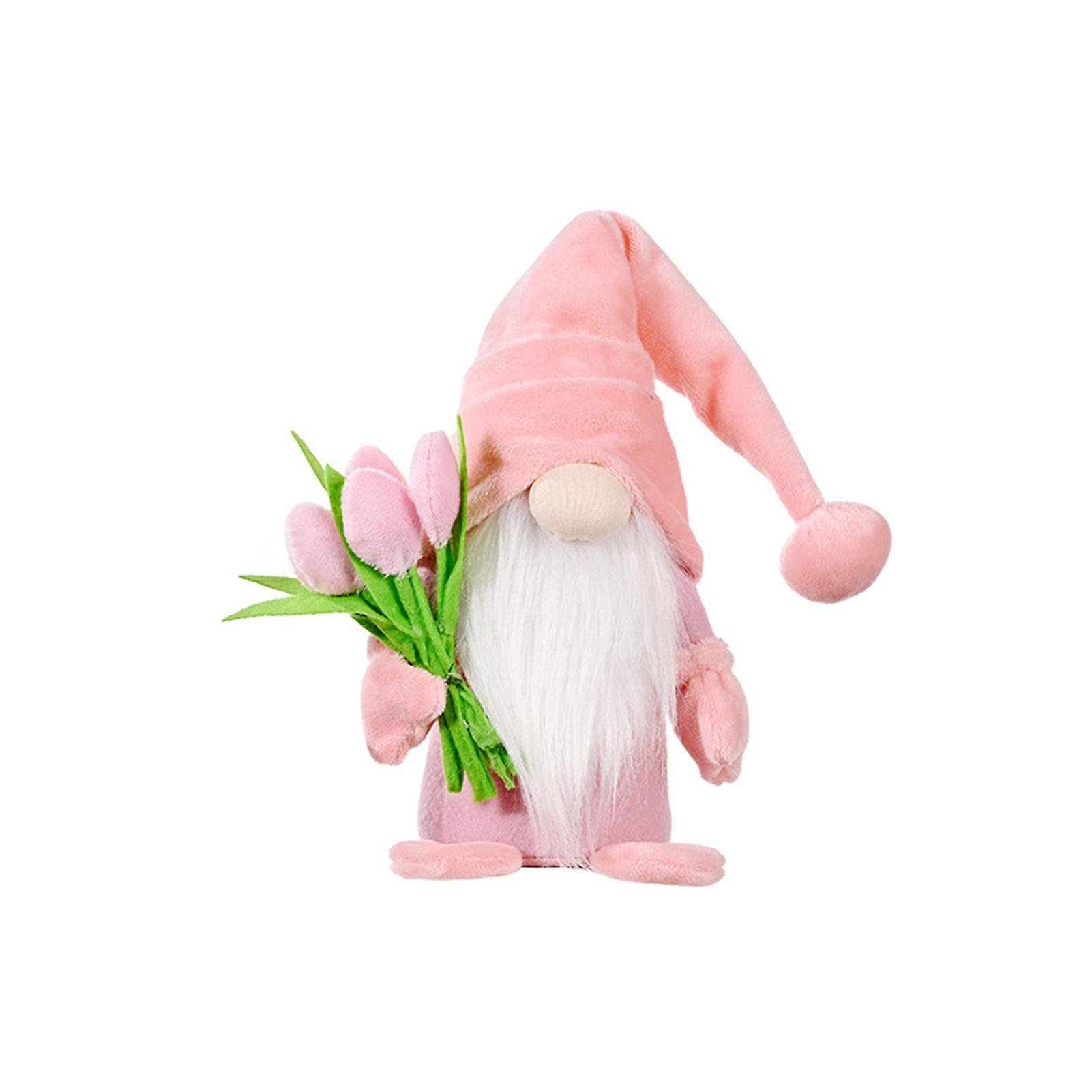 Lovely Gnome Plush Toy Reusable Sturdy Soft Ornaments For Home Window Decor