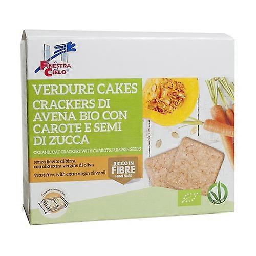 VERDURE CAKES-CRACKERS DI AVENA CON CAROTE E SEMI DI ZUCCA 250 g
