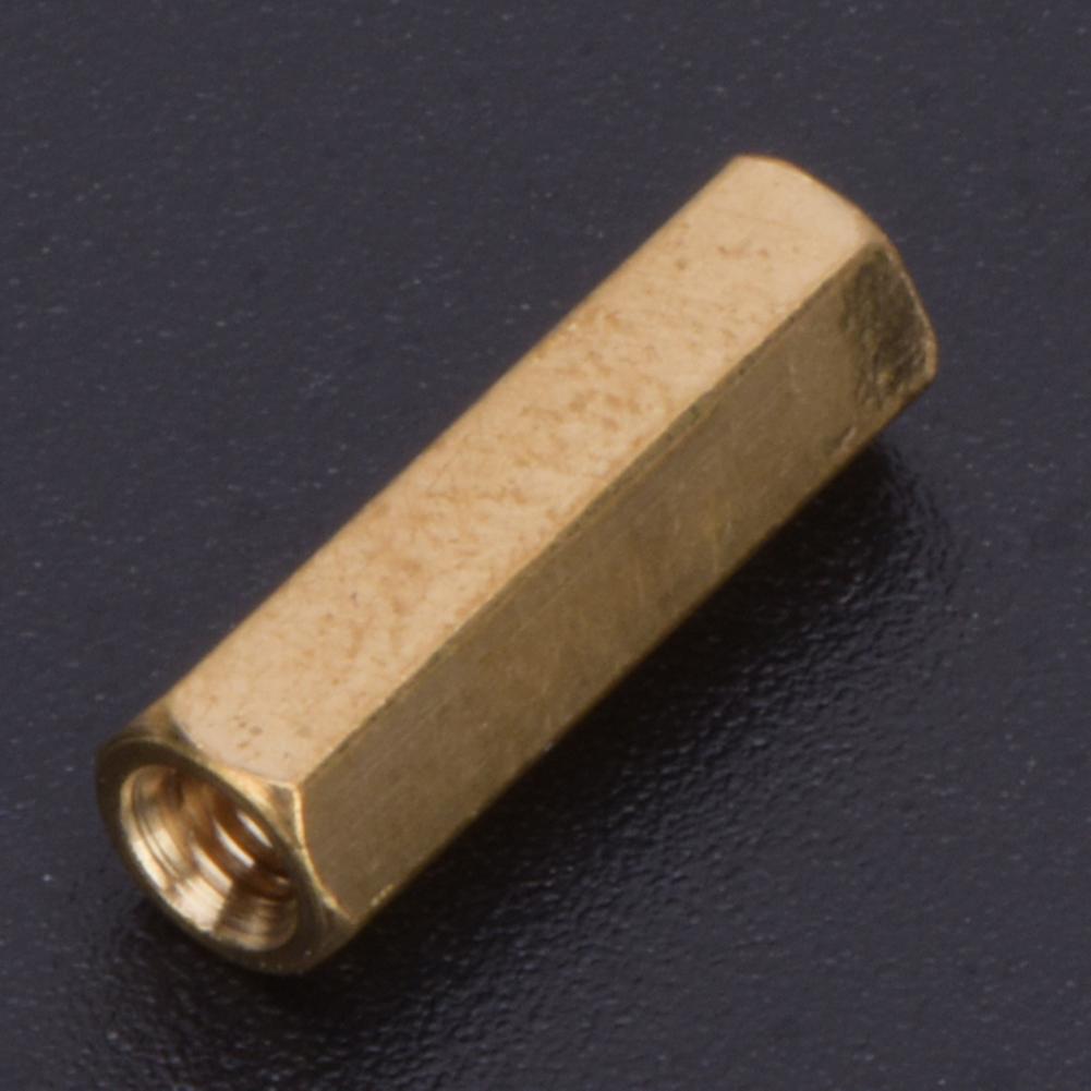 Brass M3 Hex Standoff Coupling Nuts 2-Way 5-50mm Assorted Pack