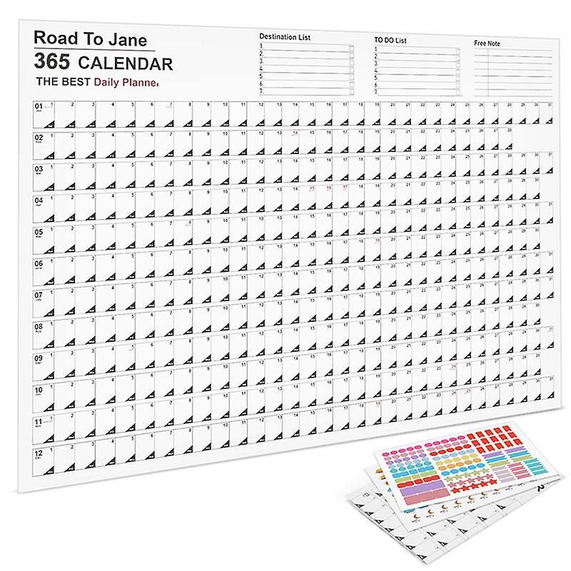 2024 Calendar Simple Daily Schedule Planner Sheet To Do List Hanging Yearly Weekly Annual Planner Agenda Organizer Office