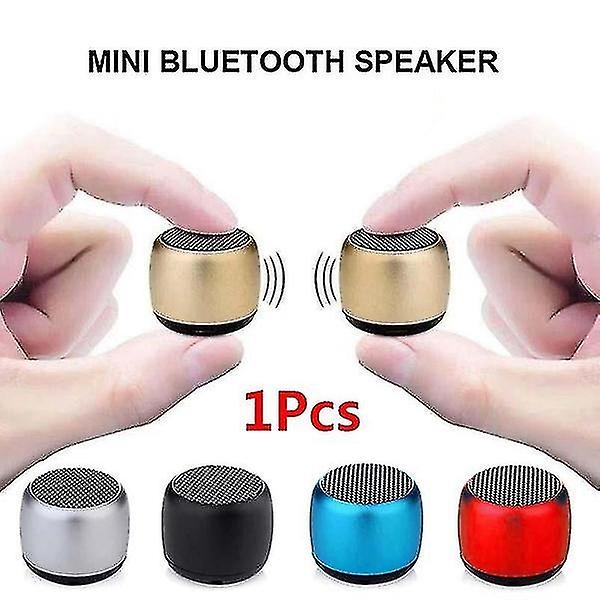 Pairable Mini Bluetooth Speaker Metal Bass Bluetooth Subwoofer Portable Bluetooth Speaker Wireless S