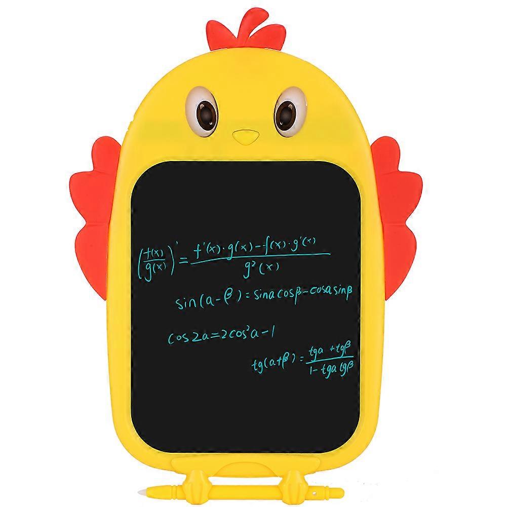Lcd Writing Tablet Cartoon Chicken Pattern Monochrome Handwriting Graffiti Kid Drawing Board