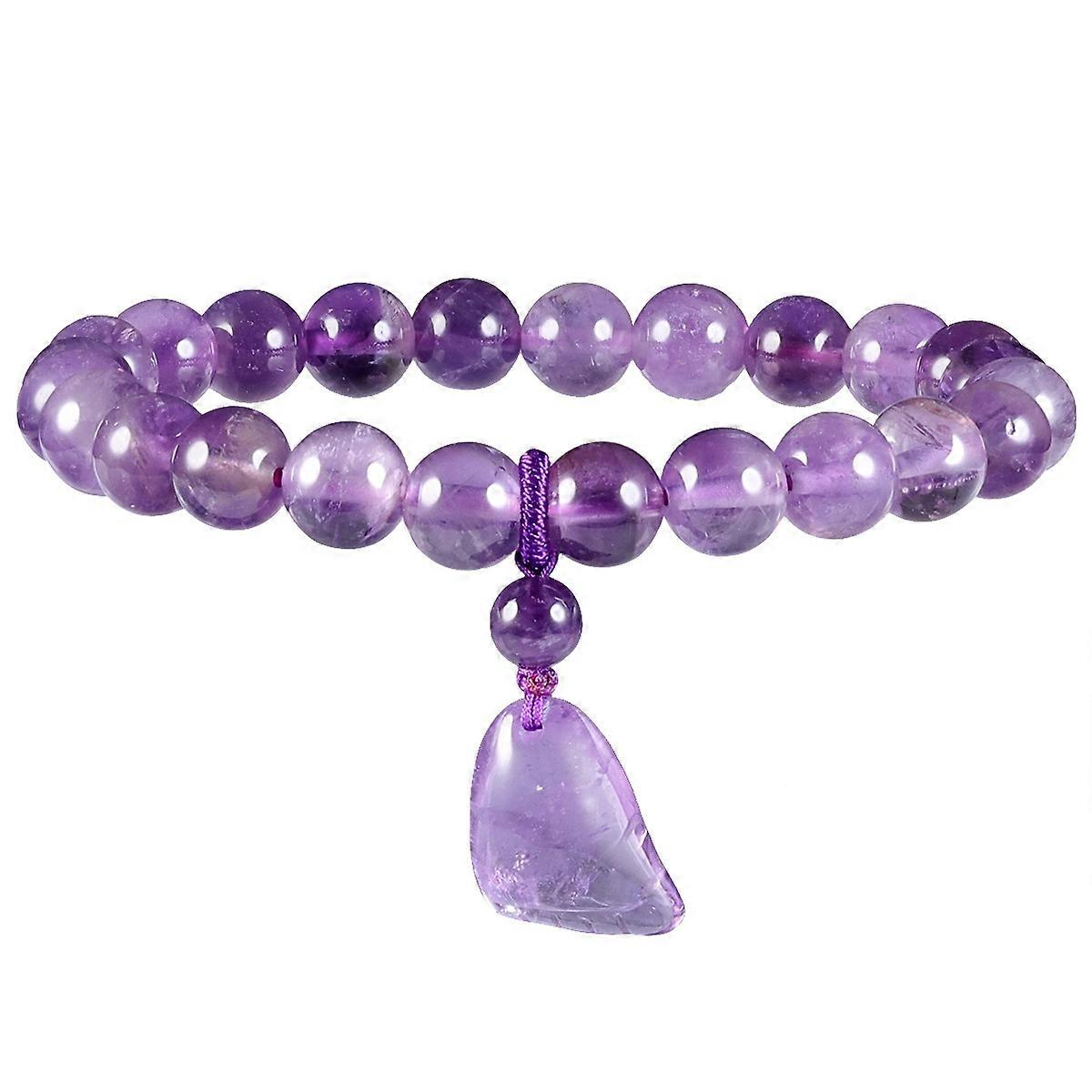 Bracelet-Purple Footprint-Unique Pawprint-Natural Crystal Beauty