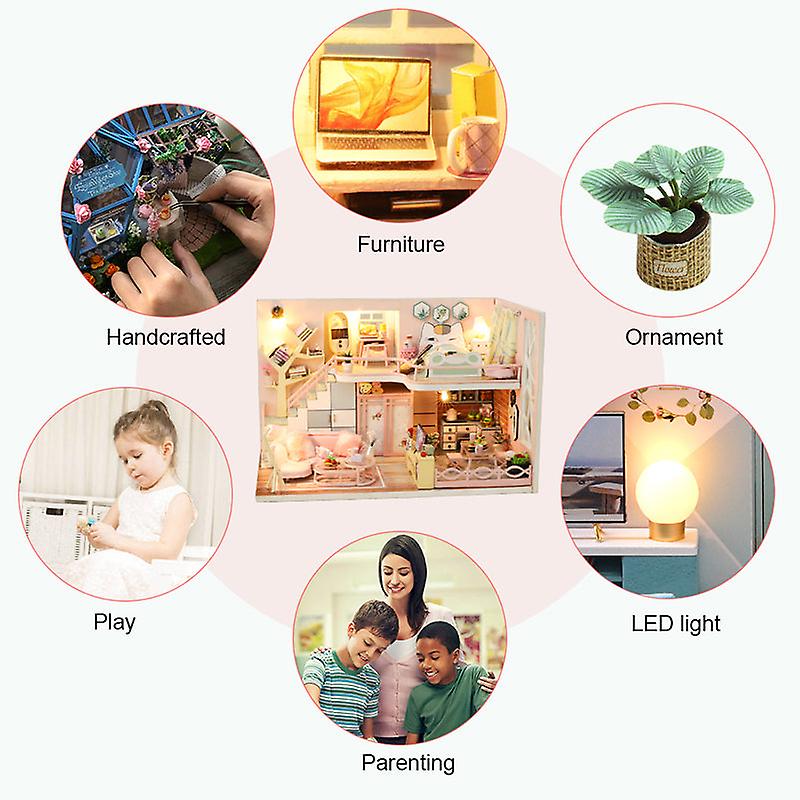 1:12 Poppenhuis Keuken Miniatuur Mini Kid Room Poppenhuis Meubels Speelgoed