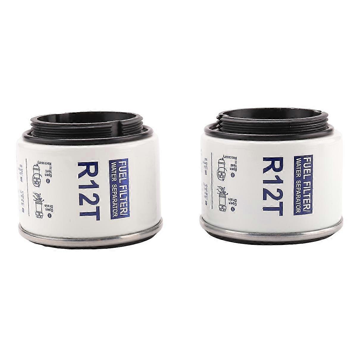 2st för R12 R12S R12T Racor 140R 120At S3240 Npt Zg1 / 4-19 SFC-8801-10 Bränslevattenavskiljare Filte